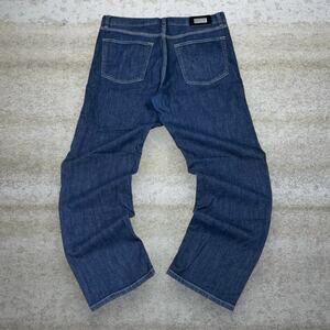 Vintage Y2K Hugo Boss Jeans 36x32 Relaxed Fit Dark Wash Denim